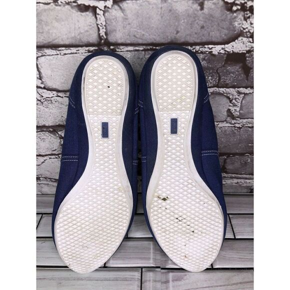 Vans Sophie Blue Canvas Fabric Lace Up 50’s Style Shoes Women Sz 11M US/42.5EU - Picture 14 of 16